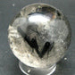 Fine Black Tourmaline In Quartz Sphere From Brazil - 1.9"