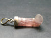 Pink Tourmaline Crystal Pendant - 1.5" - 4.30 Grams