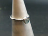 Euclase Crystal Silver Ring From Brazil - Size 7 - 1.92 Grams