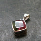 Gem Watermelon Tourmaline Crystal Silver Pendant From Brazil - 0.6" - 1.0 Grams