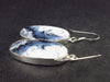 Merlinite Moss Agate Earrings In Sterling Silver 925 From Brazil - 10.1 Grams