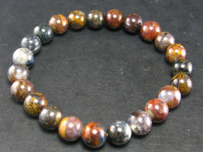 Pietersite Round Bracelet from Africa - 7" - 8mm Beads