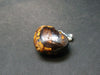 Very Rare Heart Boulder Opal Sterling Silver Pendant Necklace From Australia - 1.1" - 8.9 Grams