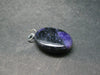 Rare High-Quality Charoite Pendant In SS From Russia - 1.3" - 6.3 Grams