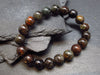 Biotite Mica Genuine Bracelet ~ 7 Inches ~ 10mm Round Beads