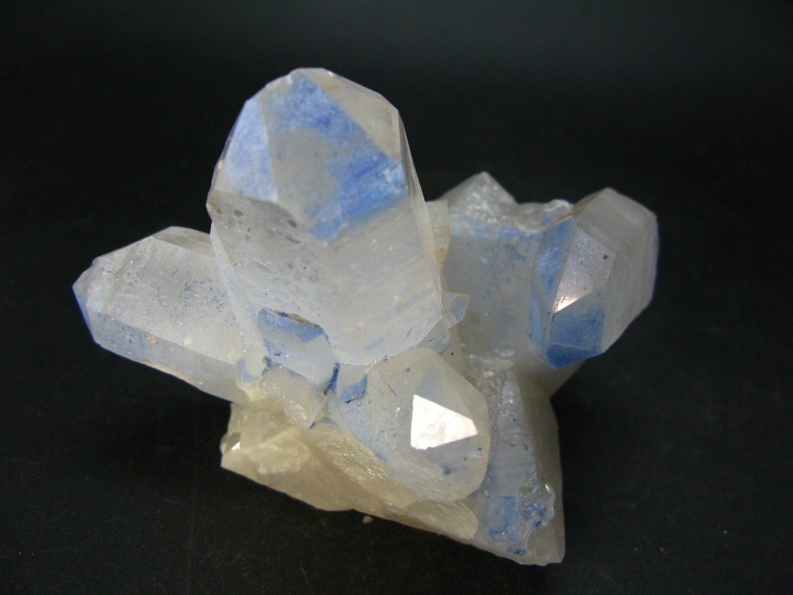 Dumortierite In Quartz Inclusion Cluster From Brazil - 4.3