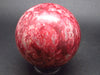 Rare Red Thulite Sphere Ball From Norway - 2.7" - 531 Grams