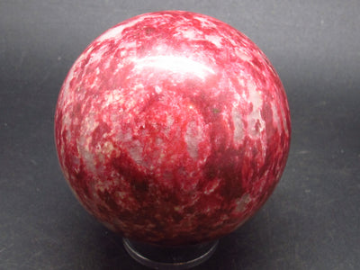 Rare Red Thulite Sphere Ball From Norway - 2.7" - 531 Grams