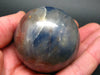 Very Rare Blue Sapphire Corundum Ball Sphere Russia - 2.1" - 303 Grams