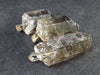 Lot of Three Natural Large Terminated Smoky Quartz Crystals Pendant from Brazil - 29.3 Grams