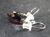 Natural Faceted Red Garnet Almandine Dangle Shepherd Hook 925 Silver Earrings from India - 0.8" - 1.7 Grams