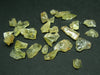 Lot of 25 Gem Agni Gold Danburite Crystals From Tanzania - 45 Carats