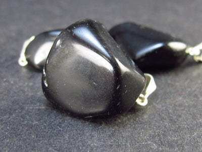 Set of 3 Natural Black Onix Pendant From Brazil