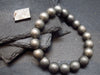 Meteorite Gibeon Genuine Bracelet ~ 7 Inches ~ 10mm Round Beads