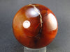 Carnelian Agate Sphere Ball From Madagascar - 2.3" - 263 Grams