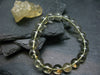Libyan Tektite Glass Genuine Bracelet ~ 7 Inches ~ 10mm Round Beads