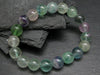 Fluorite Genuine Bracelet ~ 7 Inches ~ 10mm Round Beads