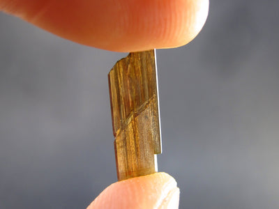 Very Rare Terminated Brookite Crystal From Pakistan - 0.6" - 0.17 Grams