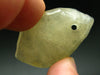 Gem Libyan Desert Glass Tektite Free Form Pendant From Libya - 1.5" - 7.2 Grams