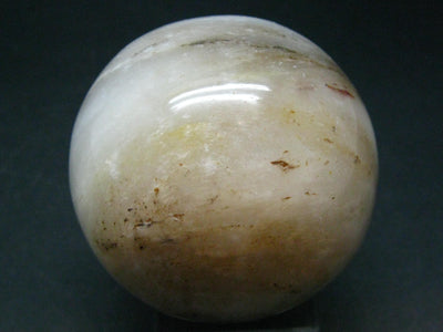 Rare White Barite Sphere From Norway - 1.9"