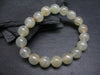Lemurian Aquatine Calcite Genuine Bracelet ~ 7.5 Inches ~ 11mm Round Beads