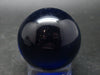 Fine Blue Andara Glass Sphere Ball From California - 1.7" - 105.2 Grams
