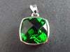 Helenite Gaia Stone Gem Sterling Silver Pendant From Washington - 4.5 Carats