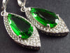 Helenite Gaia Stone Gem Sterling Silver Earrings From Washington - 5.0 Carats