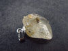 Gemmy Phenakite Phenacite Crystal Silver Pendant from Ukraine - 2.59 Grams - 0.9"