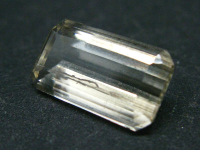 Large Perfect Golden Scapolite Facetted Cut Gem from Tanzania - 7.22 Carats