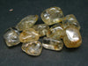 Lot of 10 Perfect Golden Scapolite Tumbled Stones from India 145.4 Carats