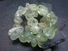 Prehnite & Epidote Genuine Bracelet ~ 7 Inches ~ 12mm Tumbled Beads