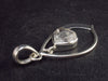 Fine Natural Herkimer Diamond Silver Pendant From New York - 1.9" - 5.6 Grams