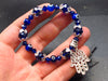 Evil Eye Genuine Bracelet ~ 7 Inches ~ Mixed Beads