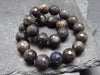 Black Opal Genuine Bracelet ~ 7 Inches ~ 8mm Round Facetted Beads