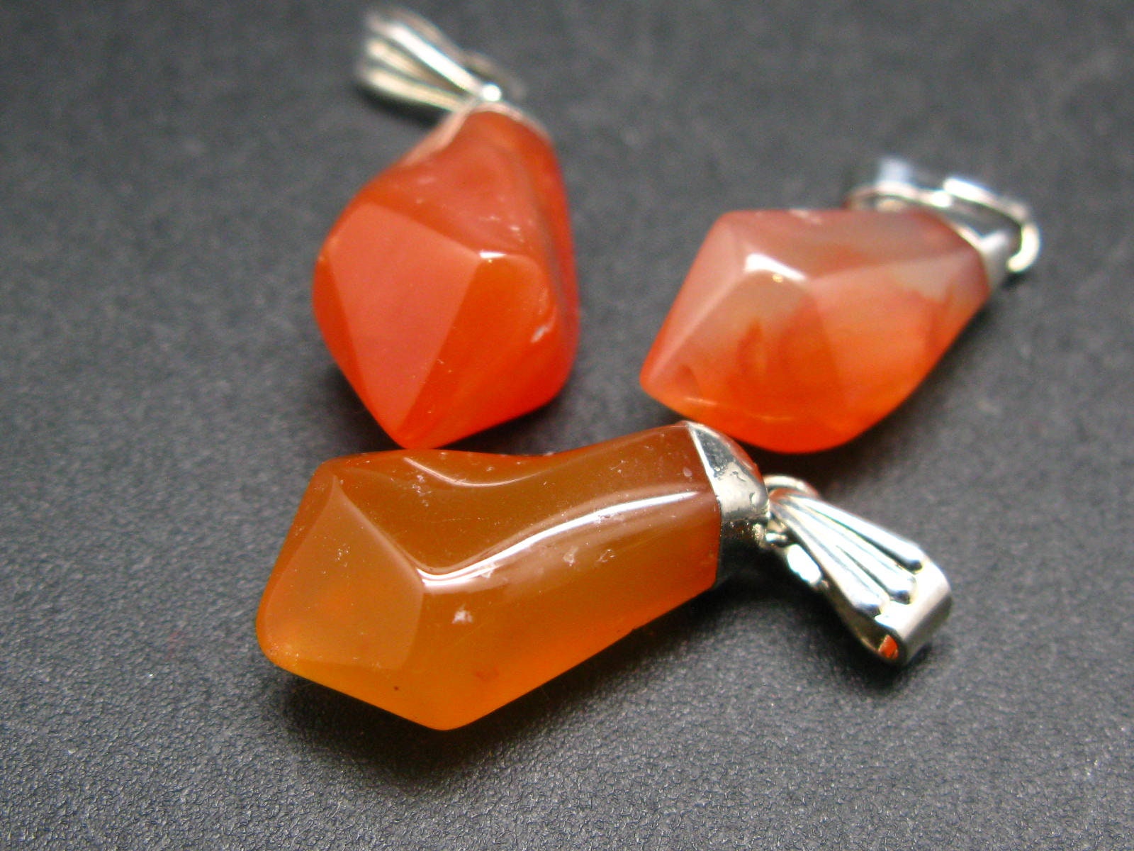 Orange stone pendant store
