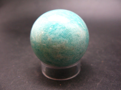Rich Green Amazonite Sphere Ball From Madagascar - 1.7"