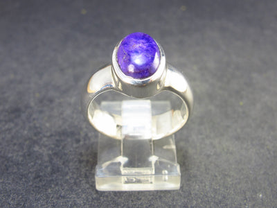 Sugilite Silver Ring From South Africa - 6.5 Grams - Size 7.5