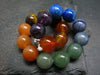 7 Chakra Genuine Bracelet ~ 7 Inches ~ 10mm Round Beads
