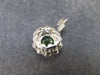 Helenite Gaia Stone Gem Sterling Silver Pendant From Washington - 0.6" - 0.82 Carats