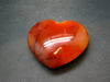 Carnelian Agate Heart From Madagascar - 3.0"