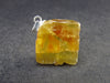 Barite Crystal Silver Pendant From USA - 1.1" - 7.95 Grams