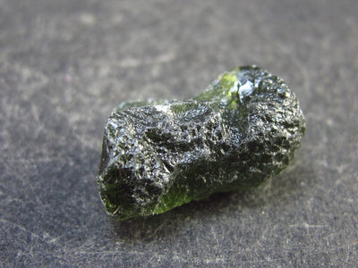 Moldavite Tektite Raw Piece from Czech Republic - 0.7" - 9.90 Carats - 1.98 Grams
