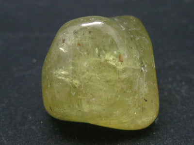 Gem Golden Apatite Tumbled Stone From Mexico - 11.1 Grams