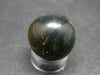 Rare Blue Amber Ball Sphere Fluorescent From Indonesia - 0.7" - 3.4 Grams