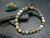 Lemurian Aquatine Calcite Genuine Bracelet ~ 7 Inches ~ 8mm Round Beads