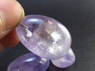 Lot of 3 Natural Large Amethyst Pendant from Brazil