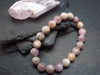 Kunzite Spodumene Genuine Bracelet ~ 7 Inches ~ 10mm Round Beads