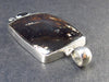 Rare! Astrophylite Astrophyllite + Red Garnet Pendant Silver From Russia - 2.6" - 29.6 Grams