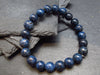 Blue Cobalt Spinel Genuine Bracelet ~ 7 Inches ~ 10mm Round Beads